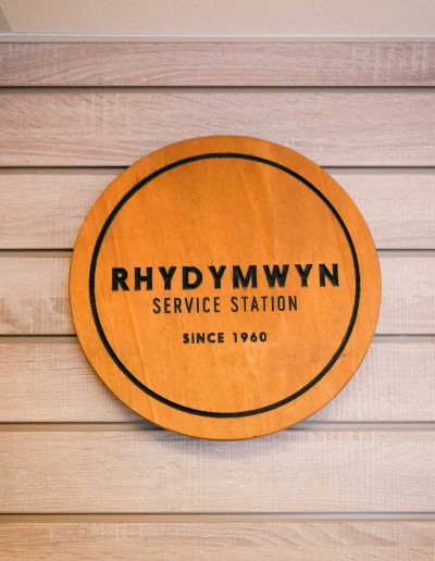 rhydymwyn-service-station-wooden-sign
